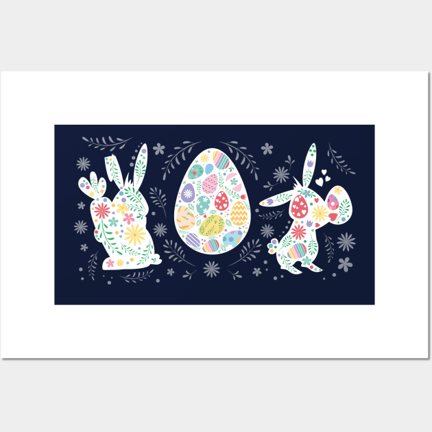 Beutiful Easter Wall Art by HarlinDesign